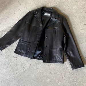 Jones New York Leather Jacket